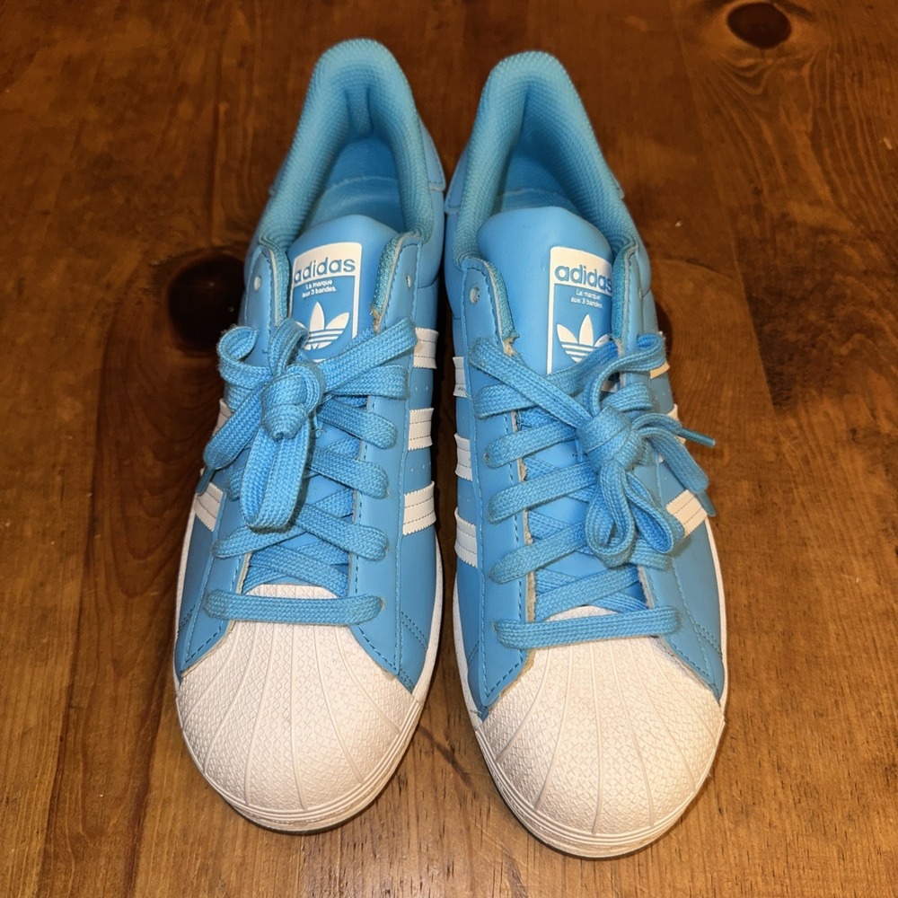 ADIDAS Mens Superstar Sky Rush 8.5 GW1628 Blue White Tarheels